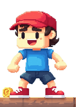 Personaggio Pixel Runner